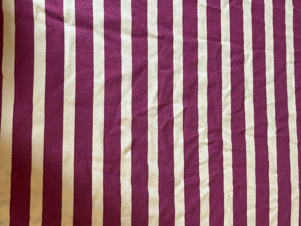 Purple [yarn died stripes]