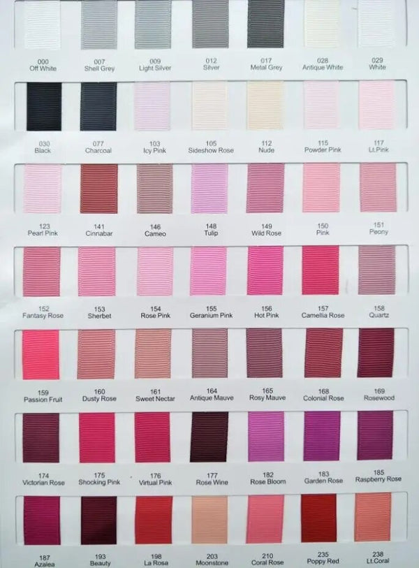 Solid color chart