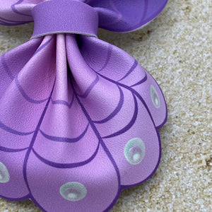 Purple Seashell [medium] vegan leather