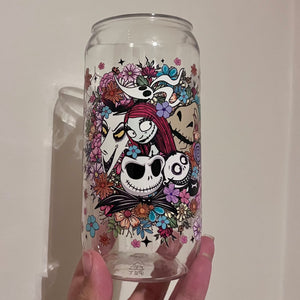 NBC Floral [16 oz] plastic can cup