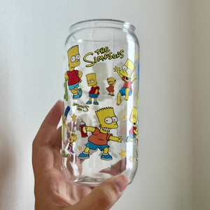 Yellow Family [16 oz] plastic can cup