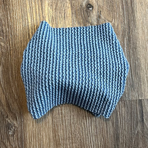 Cornflower Urban Rib [Baby] Bow Wrap Headband