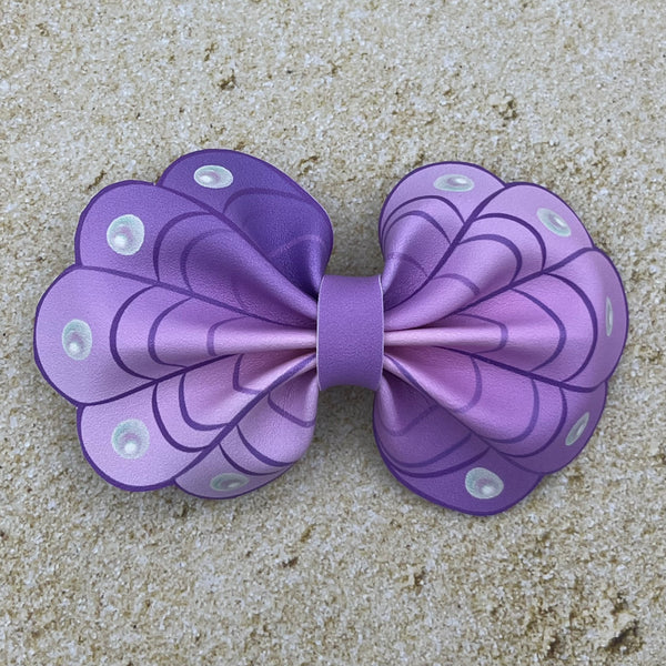 Purple Seashell [medium] vegan leather