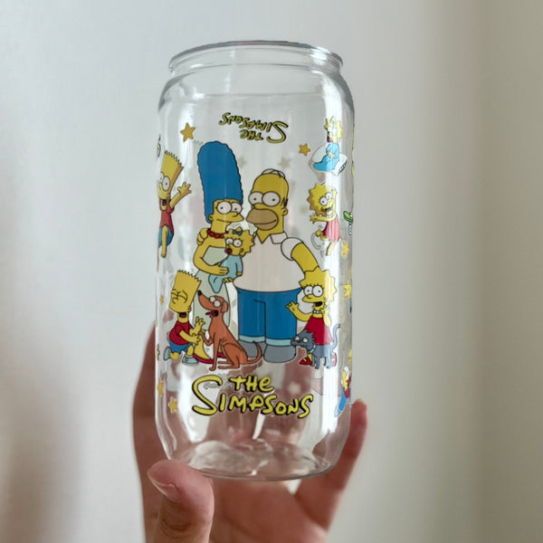 Yellow Family [16 oz] plastic can cup