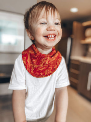 BACON Dribble Lips Bandanna Bib